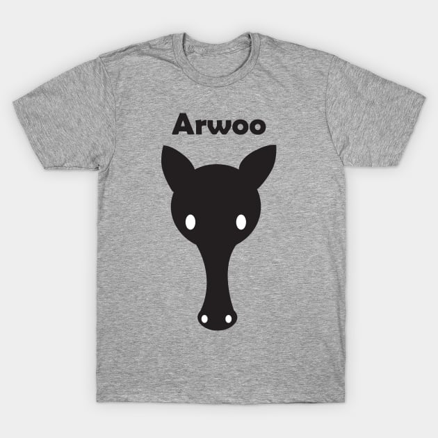 "Arwoo" said the Wolf T-Shirt by VisionarySerendipity